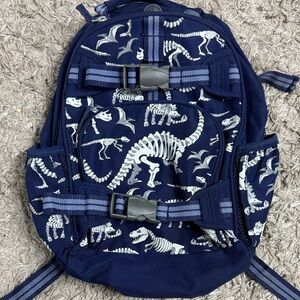 Dinosaur Print Kids small Backpack - Blue pottery barn